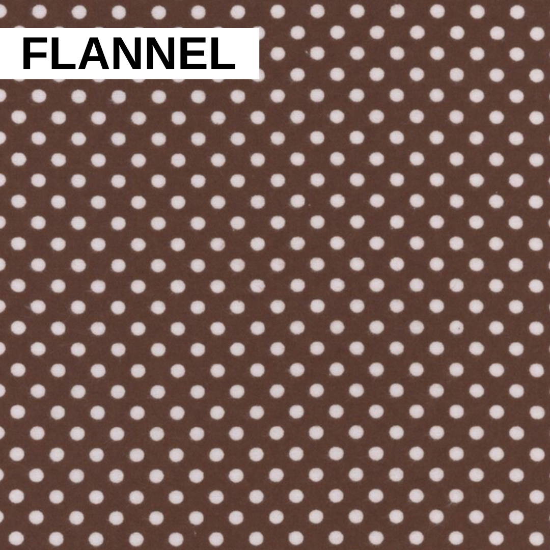 Neck Pad Cover - Brown Polka Dots