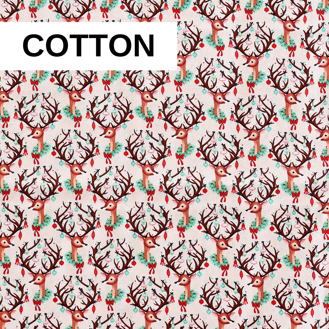 Neck Pad Cover - Retro Reindeer