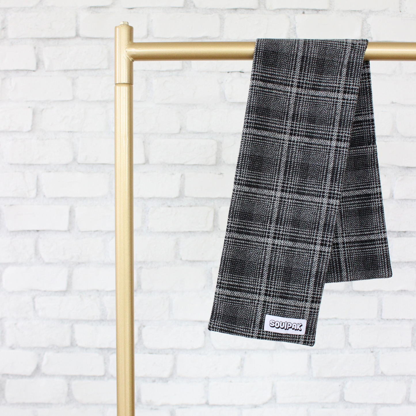 Neck Pad Cover - Black Plaid