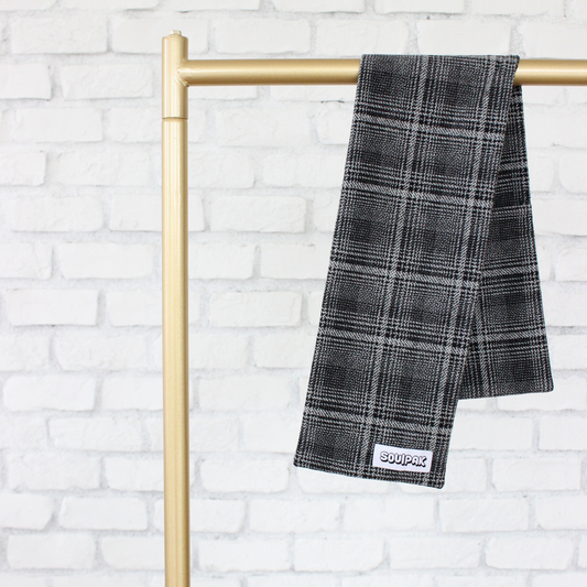 Neck Pad Cover - Black Plaid