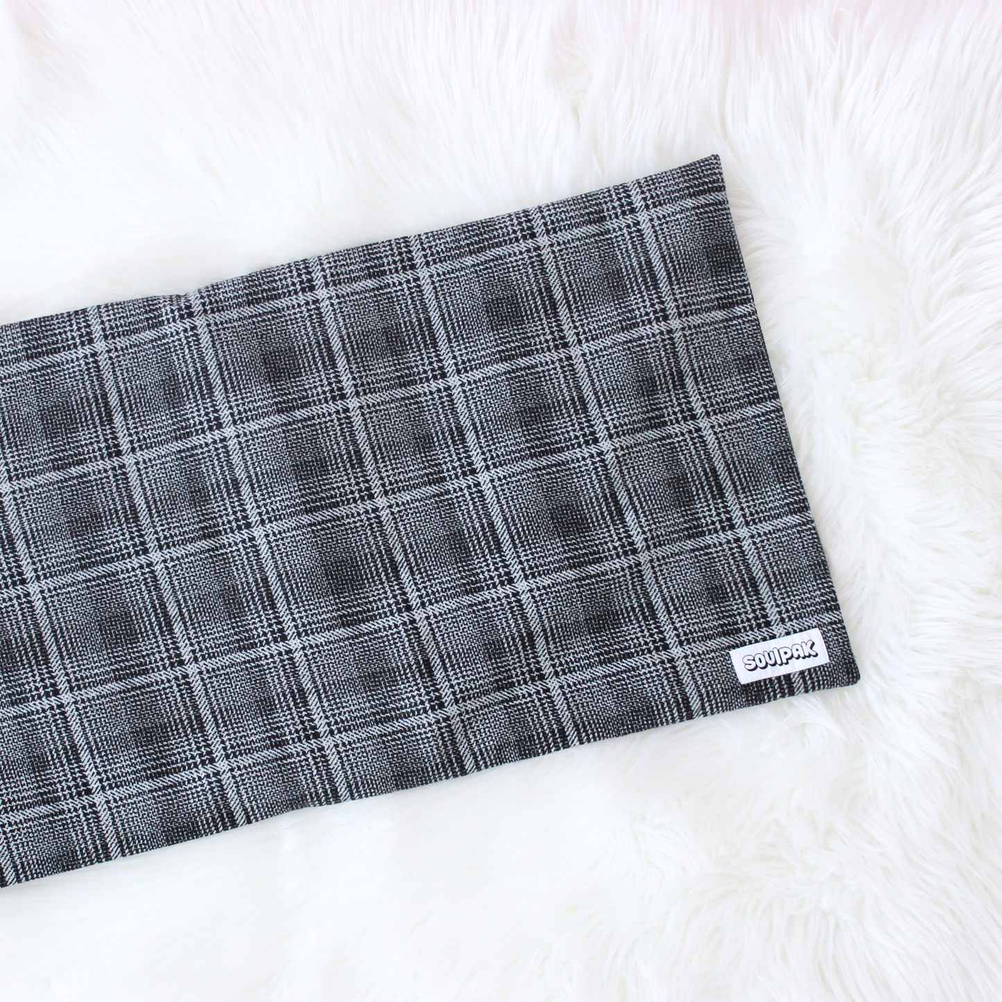 Body Pad Cover - Black Plaid