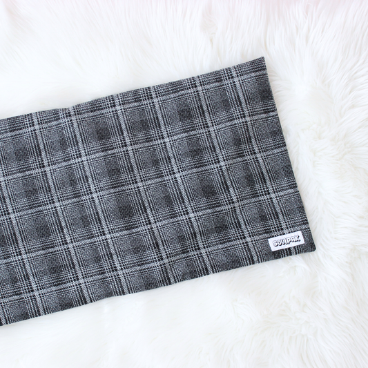 Body Pad Cover - Black Plaid